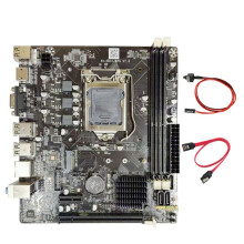 H61 Computer-Motherboard LGA1155 -Kompatibel 2xDDR3-Steckplätze 6xUSB Unterstützt G1610 1620 1630 G2030 CPU