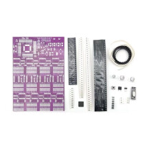 Kit de Prueba de Práctica de Soldadura de Componentes SMD, 300 Piezas, Placa de Circuito LED FR-4, Material PCB, Parpadeo Secuencial, CC 9 V.