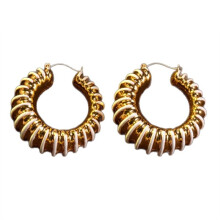 Hoop Earrings for Women Chunky Vintage Hoop Earrings Gifts for Girlfriend Lovers White