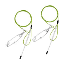 2 Pcs Heavy Duty Fish Stringer with Clip Cable Fish Holder Spearfishing Stringer for Scuba Diving