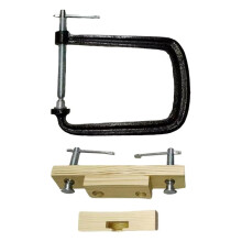 Strumento di Fissaggio Regolabile per Ponti, Morsetto per Ponti di Chitarra In Metallo per La Manutenzione e La Riparazione di Chitarre Acustiche Folk
