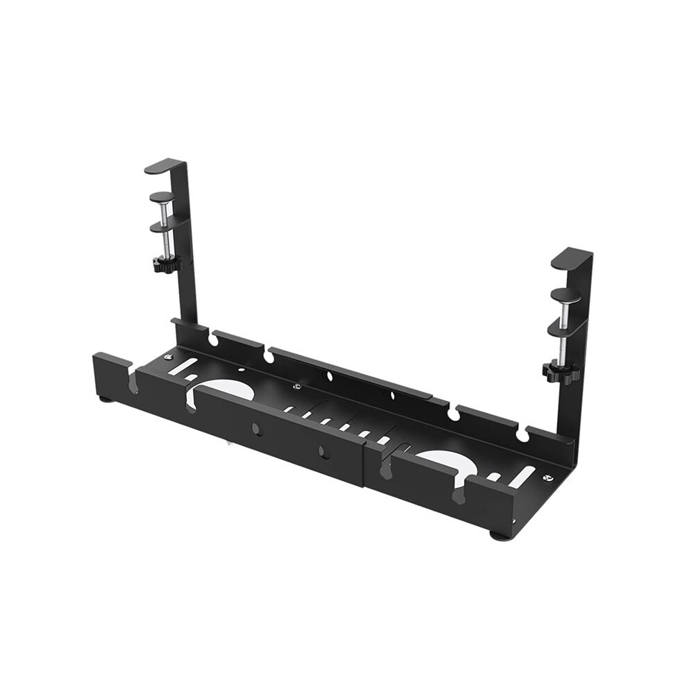 Retractable Power Strip Cord Holder Under Desk Cable Management Metal Tray 6034187859858