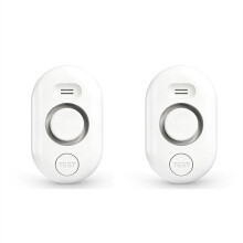 2pcs Water Leak Detector Sensor Alarm, Home Water Flooding Monitor Leakage Drip Detection Warning for Basement Floor