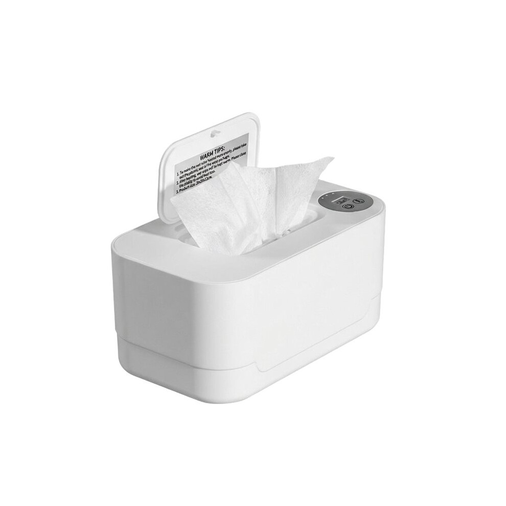 Baby Wet Wipe Heater Warmer with LED Display Wet Towel Dispenser Portable USB Baby Wipe Warmer Napkin Heating Box
