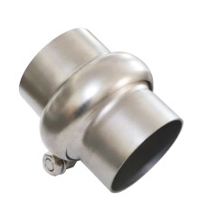 Uniwersalny Adapter do Rur Ze Stali Nierdzewnej do Wszystkich Rur, Obejma Rury Wydechowej Samochodu, Końcówka 63 mm