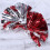 4Pièces Accessoires Rouge Pour Cheerleading Pom Poms Réutilisables 3
