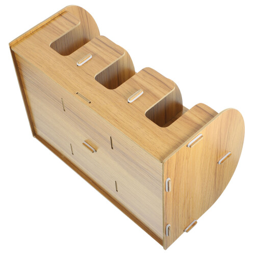 Coffee Cup Holder Countertop Holz Pappbecher Organizer 1