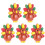 15Pièces Accessoires Résine Thanksgiving Multicolores Décor DIY 5