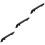 3Pcs Pit Bike Chain Shield Black Iron Easy Installation 7