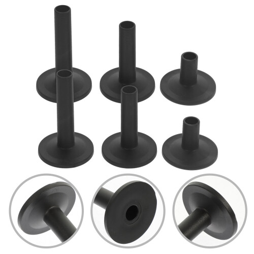 12Pcs Cymbal Sleeve Med Flänsbas För Perkussionsdrumkit 2