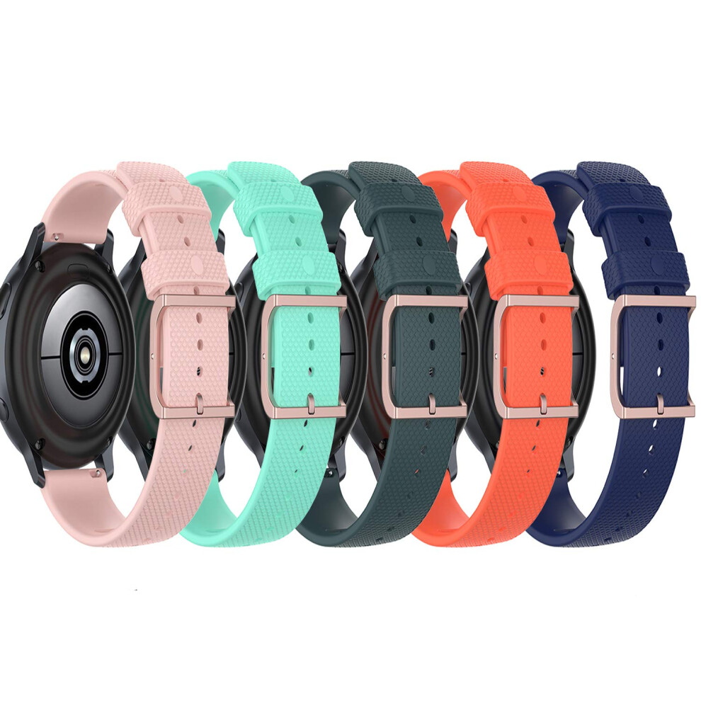 Waterproof Sport Design Watch Bands For Polar Ignite, 5 Pack Silicone Straps For Pacer Unite 9771547341000