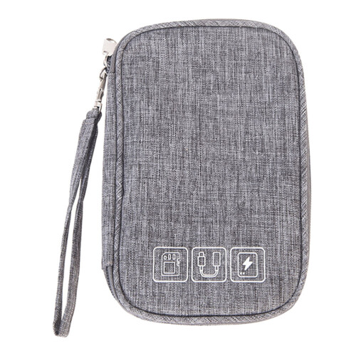 Worgeous Polyester Wasserdicht Reise Kabel Organizer Grau 1 Set 1