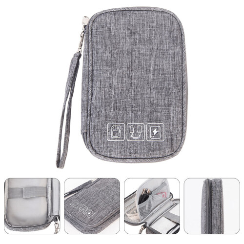 Worgeous Polyester Wasserdicht Reise Kabel Organizer Grau 1 Set 2