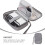 Worgeous Polyester Wasserdicht Reise Kabel Organizer Grau 1 Set 5