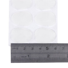 24Pcs Alto/Tenor Saxophone Sax Mouthpiece Patches Pads Cushions 0.8mm---Translucent