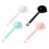 4Pcs Kitchen Cookware Oil Filtration Spoon PP Material Multi-Color Set 6