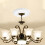 Lightweight White PVC PU Ceiling Medallion for Home Lighting Decor 3