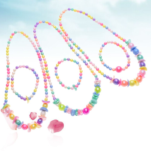 3 Conjuntos De Colar E Pulseira Para Crianças, Lembrancinhas 1