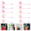 10St PVC Rietdeksels Roze Herbruikbare Rietjesdop 2