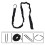 2Pièces Sangle Paddle Kayak Élastique Noire Accessoire Antichute 10