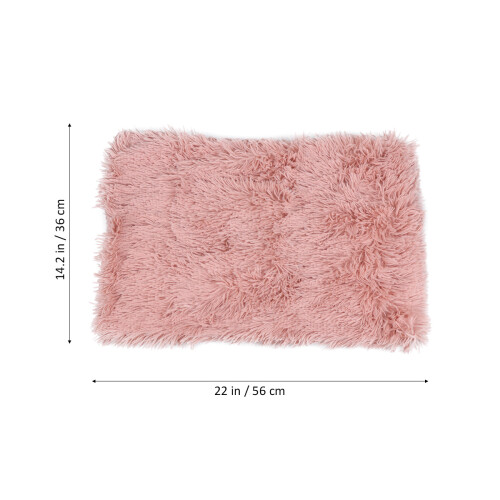 1Stk Flauschige Haustierdecke Rosa Warm Material 1