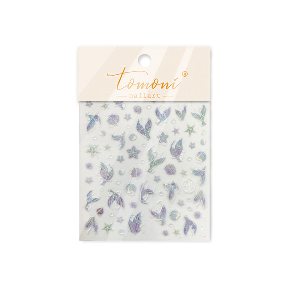 Roc-Electron (4937-Jelly) Mermaid Nail Stickers For Parties & Weddings