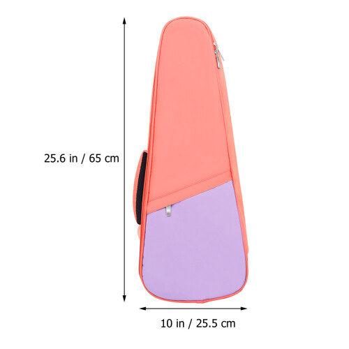 Ukulele Accessory Holder Pink Soft Guitar Case For Daily Use 1