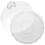 1Set Covered Glass Cake Stand with White Ceramic Base Dessert Display 8