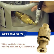 Gabelstapleranschluss RE7141M Propangastankanschluss, Stecker-Anschlussadapterventil für LPG-Gabelstapler