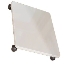 CPU Stand, Mobile PC Holder 13.78 X 11.8in with 4 Caster Wheels for Office and Home Use
