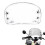 Motorcycle Modification 3.0pmma Front Windshield Deflector Universal Scooter Windshield Windscreen Windproof Cover B 2