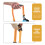 2Pcs Durable Nylon Skate Leash for Roller Skates and Ski Boots Orange 10