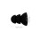2Pcs Black Silicone Earplugs Noise Cancelling Soft Ear Tips for Sleep 2
