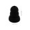 2Pcs Black Silicone Earplugs Noise Cancelling Soft Ear Tips for Sleep 3