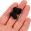 2Pcs Black Silicone Earplugs Noise Cancelling Soft Ear Tips for Sleep 4