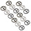 15Pièces Boucles Alliage Réglables Pour Ceinture Et Sangle De Sac 6