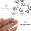 15Pièces Boucles Alliage Réglables Pour Ceinture Et Sangle De Sac 9