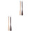 4Pcs Wooden Shoehorn Tool Assorted Color Convenient Long Handle Lifter 3