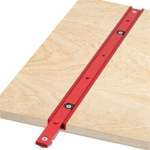 2pcs 300mm Woodworking Aluminum Alloy Miter Rail T-Track T-Slot Table Saw Router Miter Gauge Rod DIY Tool Red
