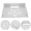 Aerospace Aluminum White Projector Wall Mount Stand for Home Use 8