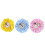 3 Piezas Gorros De Seda Ajustables Para Dormir (Amarillo, Azul, Rosa) 3