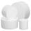 4Pcs White Foam Cake Rounds Fake Cake Dummies for Decorating Display 8