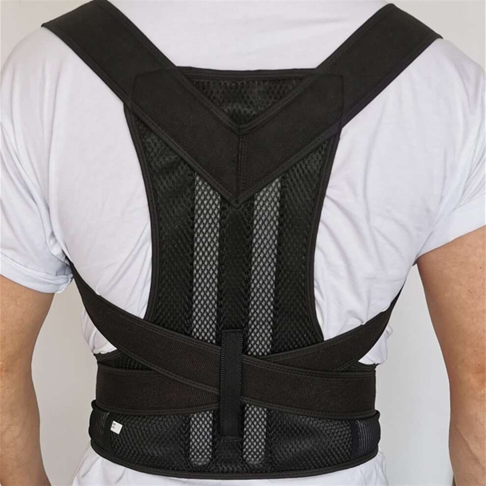 XL Posture Corrector Back Brace with Adjustable Spine Support for Shoulder and Lumbar Alignment