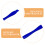10Pcs Blue Plastic Pry Bars Phone Repair Tools Lightweight Durable 8
