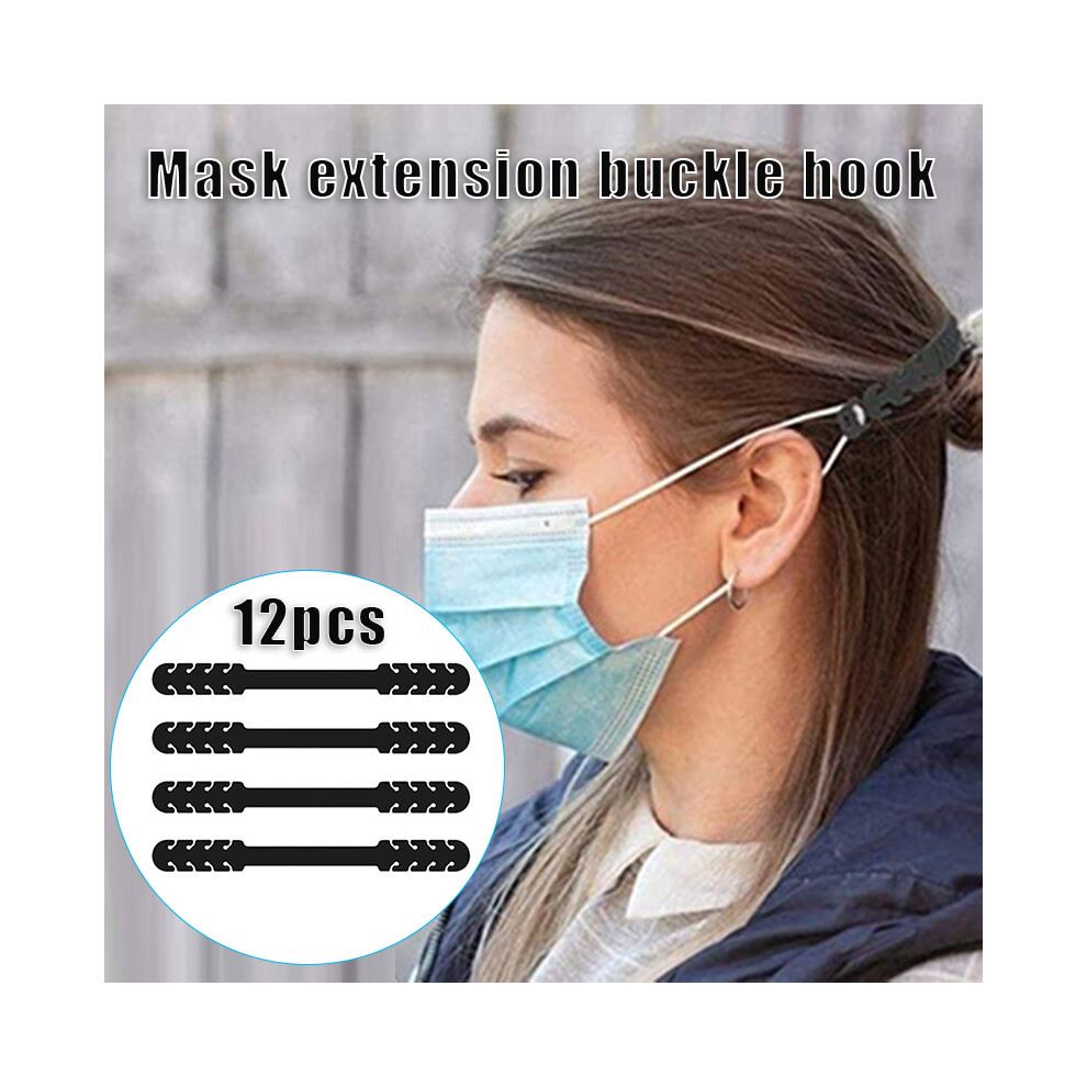 Phui-Pet-Supplies 12Pcs Adjustable Face Mask Extender Straps