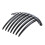 8 Pz Capelli Pettine Perno Accessori Plastica Donne Signora Moda Nero 3