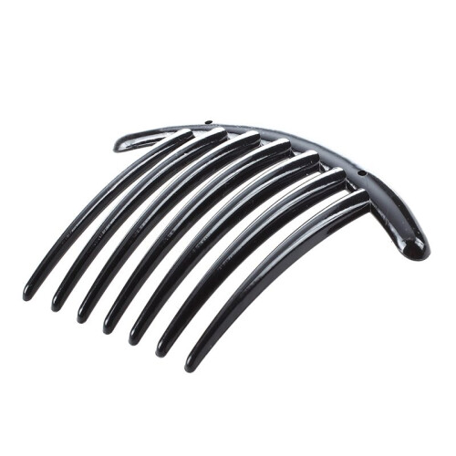 8 Pz Capelli Pettine Perno Accessori Plastica Donne Signora Moda Nero 2