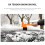 2Pcs Orange ABS Ice Scraper with Nylon Brush Car Snow Removal Tool 6