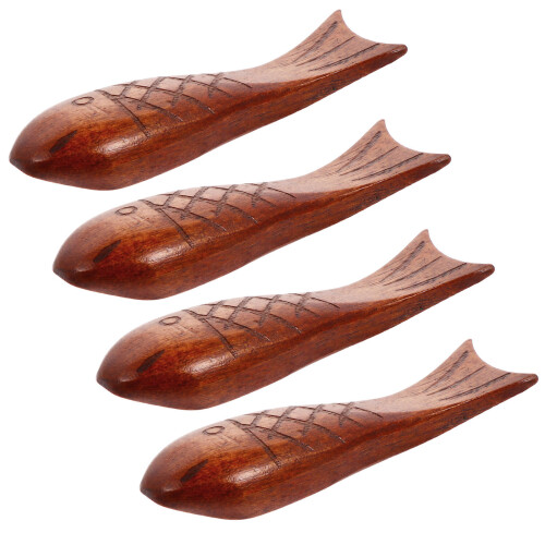 4 Stück Holz-Hashi-Ständer, Essstäbchenhalter (sortierte Farben) 2
