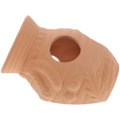 Light Brown Ceramic Fish Tank Cave Durable Aquarium Shelter Decor 1